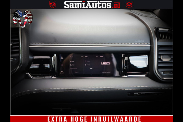 Dodge Ram 1500 1500 Limited Night High Output 540HP 706Nm | Massage + Full Option | De Meest Luxe en Volle Pick-Up in zijn Klasse | Comfortabele Dubbele Cabine met Royale 5 Zitplaatsen | BPM vrij | Nu Leverbaar uit Voorraad | Voorraad Nr 2336 - 7700