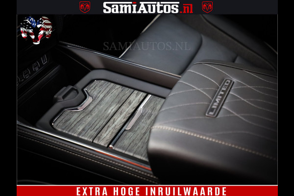 Dodge Ram 1500 1500 Limited Night High Output 540HP 706Nm | Massage + Full Option | De Meest Luxe en Volle Pick-Up in zijn Klasse | Comfortabele Dubbele Cabine met Royale 5 Zitplaatsen | BPM vrij | Nu Leverbaar uit Voorraad | Voorraad Nr 2336 - 7700