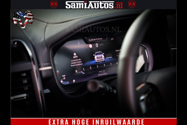 Dodge Ram 1500 1500 Limited Night High Output 540HP 706Nm | Massage + Full Option | De Meest Luxe en Volle Pick-Up in zijn Klasse | Comfortabele Dubbele Cabine met Royale 5 Zitplaatsen | BPM vrij | Nu Leverbaar uit Voorraad | Voorraad Nr 2336 - 7700