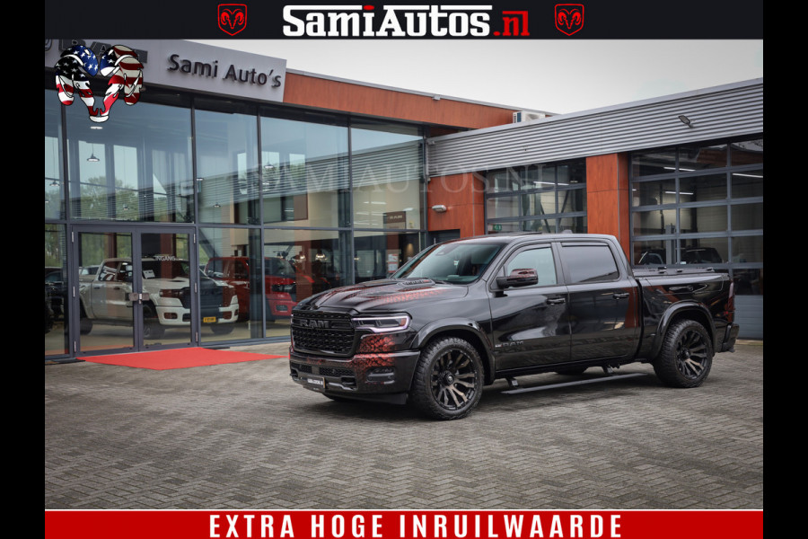 Dodge Ram COBRA EDITION | 1500 Limited Night High Output 540HP 706Nm | Massage + Full Option | De Meest Luxe en Volle Pick-Up in zijn Klas Comfortabele Dubbele Cabine met Royale 5 Zitplaatsen | BPM vrij | Nu Leverbaar uit Voorraad | Voorraad Nr 2292 - 5178 | Cobra package is meerprijs |