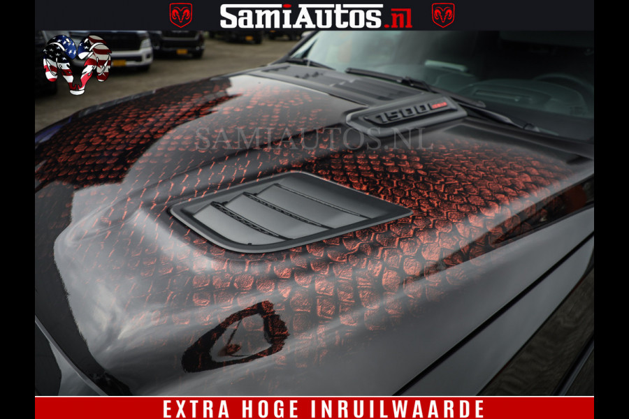 Dodge Ram COBRA EDITION | 1500 Limited Night High Output 540HP 706Nm | Massage + Full Option | De Meest Luxe en Volle Pick-Up in zijn Klas Comfortabele Dubbele Cabine met Royale 5 Zitplaatsen | BPM vrij | Nu Leverbaar uit Voorraad | Voorraad Nr 2292 - 5178 | Cobra package is meerprijs |
