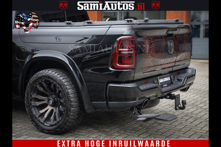Dodge Ram COBRA EDITION | 1500 Limited Night High Output 540HP 706Nm | Massage + Full Option | De Meest Luxe en Volle Pick-Up in zijn Klas Comfortabele Dubbele Cabine met Royale 5 Zitplaatsen | BPM vrij | Nu Leverbaar uit Voorraad | Voorraad Nr 2292 - 5178 | Cobra package is meerprijs |