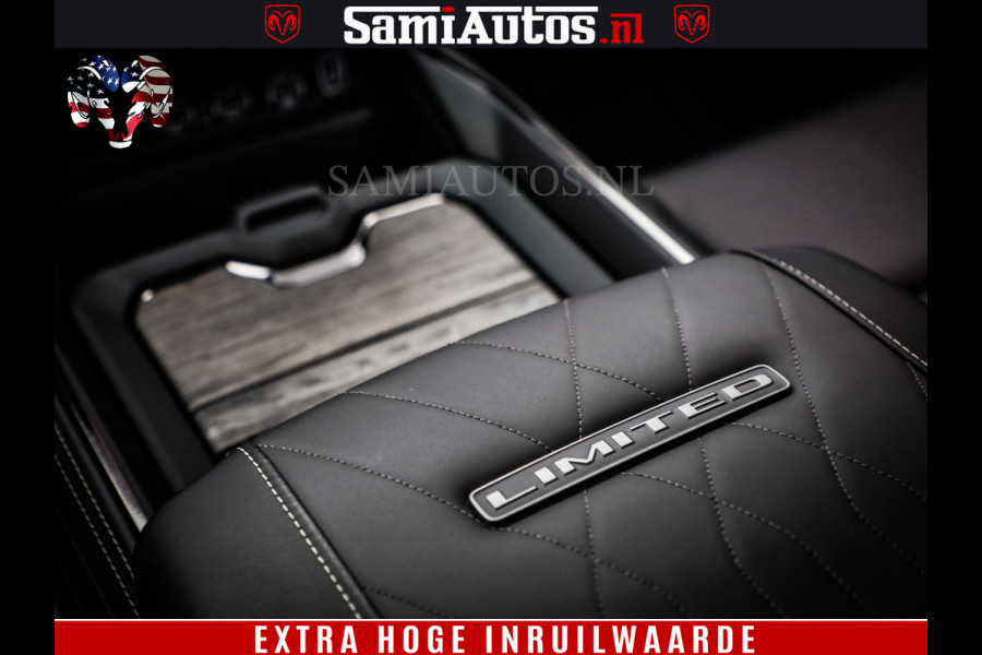 Dodge Ram COBRA EDITION | 1500 Limited Night High Output 540HP 706Nm | Massage + Full Option | De Meest Luxe en Volle Pick-Up in zijn Klas Comfortabele Dubbele Cabine met Royale 5 Zitplaatsen | BPM vrij | Nu Leverbaar uit Voorraad | Voorraad Nr 2292 - 5178 | Cobra package is meerprijs |