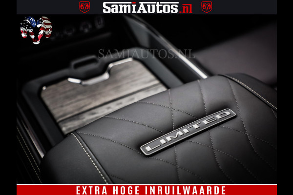 Dodge Ram COBRA EDITION | 1500 Limited Night High Output 540HP 706Nm | Massage + Full Option | De Meest Luxe en Volle Pick-Up in zijn Klas Comfortabele Dubbele Cabine met Royale 5 Zitplaatsen | BPM vrij | Nu Leverbaar uit Voorraad | Voorraad Nr 2292 - 5178 | Cobra package is meerprijs |