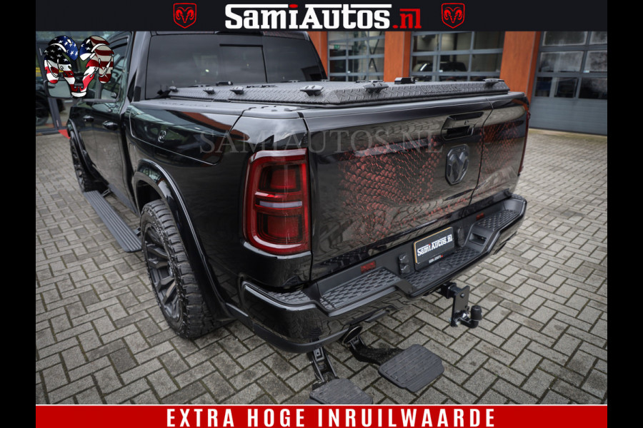 Dodge Ram COBRA EDITION | 1500 Limited Night High Output 540HP 706Nm | Massage + Full Option | De Meest Luxe en Volle Pick-Up in zijn Klas Comfortabele Dubbele Cabine met Royale 5 Zitplaatsen | BPM vrij | Nu Leverbaar uit Voorraad | Voorraad Nr 2292 - 5178 | Cobra package is meerprijs |