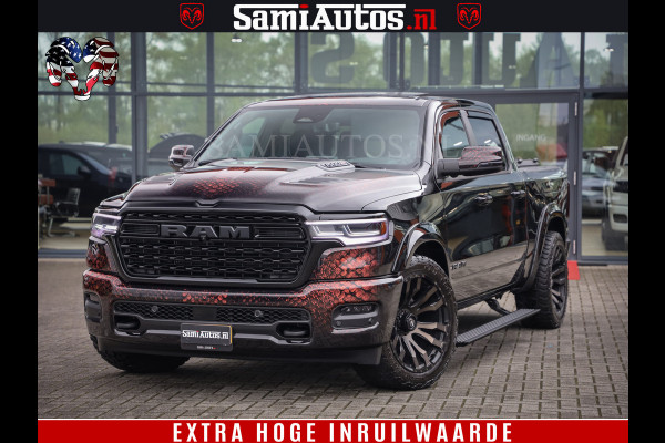 Dodge Ram COBRA EDITION | 1500 Limited Night High Output 540HP 706Nm | Massage + Full Option | De Meest Luxe en Volle Pick-Up in zijn Klas Comfortabele Dubbele Cabine met Royale 5 Zitplaatsen | BPM vrij | Nu Leverbaar uit Voorraad | Voorraad Nr 2292 - 5178 | Cobra package is meerprijs |