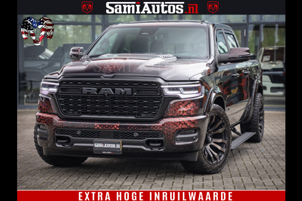 Dodge Ram COBRA EDITION | 1500 Limited Night High Output 540HP 706Nm | Massage + Full Option | De Meest Luxe en Volle Pick-Up in zijn Klas Comfortabele Dubbele Cabine met Royale 5 Zitplaatsen | BPM vrij | Nu Leverbaar uit Voorraad | Voorraad Nr 2292 - 5178 | Cobra package is meerprijs |