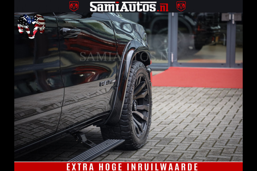 Dodge Ram COBRA EDITION | 1500 Limited Night High Output 540HP 706Nm | Massage + Full Option | De Meest Luxe en Volle Pick-Up in zijn Klas Comfortabele Dubbele Cabine met Royale 5 Zitplaatsen | BPM vrij | Nu Leverbaar uit Voorraad | Voorraad Nr 2292 - 5178 | Cobra package is meerprijs |