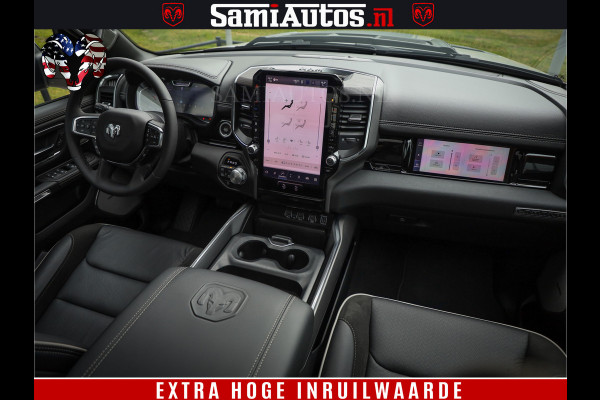 Dodge Ram 1500 Laramie Night | 420Pk 636 Nn | Extra Groot Scherm + Passagiers Scherm | Comfortabele Dubbele Cabine met Royale 5 Zitplaatsen | Nu Leverbaar uit Voorraad | Voorraad Nr 2223 - 5047