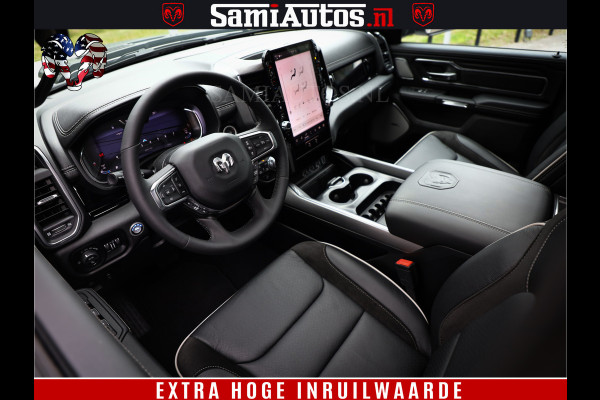 Dodge Ram 1500 Laramie Night | 420Pk 636 Nn | Extra Groot Scherm + Passagiers Scherm | Comfortabele Dubbele Cabine met Royale 5 Zitplaatsen | Nu Leverbaar uit Voorraad | Voorraad Nr 2223 - 5047
