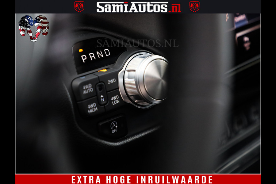 Dodge Ram 1500 Laramie Night | 420Pk 636 Nn | Extra Groot Scherm + Passagiers Scherm | Comfortabele Dubbele Cabine met Royale 5 Zitplaatsen | Nu Leverbaar uit Voorraad | Voorraad Nr 2223 - 5047