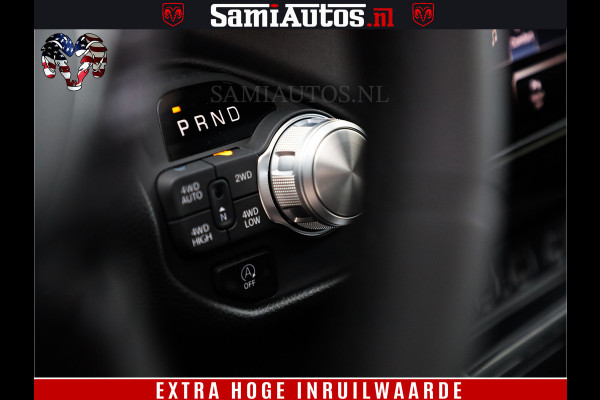 Dodge Ram 1500 Laramie Night | 420Pk 636 Nn | Extra Groot Scherm + Passagiers Scherm | Comfortabele Dubbele Cabine met Royale 5 Zitplaatsen | Nu Leverbaar uit Voorraad | Voorraad Nr 2223 - 5047