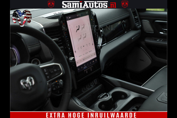 Dodge Ram 1500 Laramie Night | 420Pk 636 Nn | Extra Groot Scherm + Passagiers Scherm | Comfortabele Dubbele Cabine met Royale 5 Zitplaatsen | Nu Leverbaar uit Voorraad | Voorraad Nr 2223 - 5047