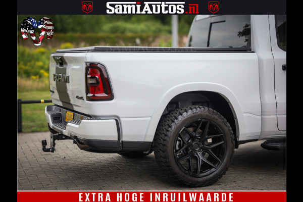 Dodge Ram 1500 Laramie Night | 420Pk 636 Nn | Extra Groot Scherm + Passagiers Scherm | Comfortabele Dubbele Cabine met Royale 5 Zitplaatsen | Nu Leverbaar uit Voorraad | Voorraad Nr 2223 - 5047