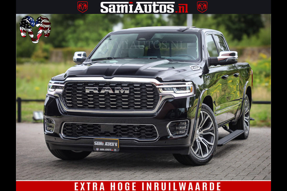 Dodge Ram 1500 Tungsten | De Meest Luxe Pick-Up op de Markt | 540 Pk 706 Nm | Exclusieve en Kracht | Comfortabele Dubbele Cabine met Royale 5 Zitplaatsen | BPM vrij | Nu Leverbaar uit Voorraad | Voorraad Nr 2321 - 8586 Dodge Ram 1500 Tungsten | De Meest Luxe Pick-Up op de Markt | 540 Pk 706 Nm | Exclusieve en Kracht | Comfortabele Dubbele Cabine met Royale 5 Zitplaatsen | BPM vrij | Nu Leverbaar uit Voorraad | Voorraad Nr 2321 - 8586