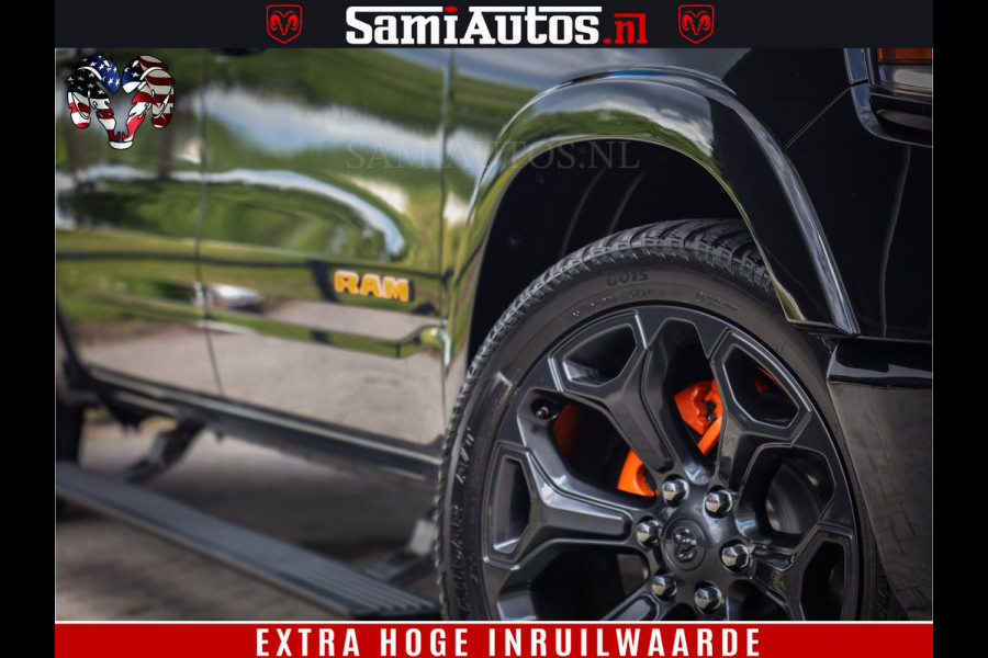 Dodge Ram 1500 LIMITED | 5.7 V8 HEMI | HUD | BOM VOL | LUCHTVERING | PANORAMA | ADAPTIVE CRUISE | 360 CAM | 3500KG | LEDER | DUBBELE CABINE | BPM VRIJ | LANE ASSIST | APPLE CARPLAY