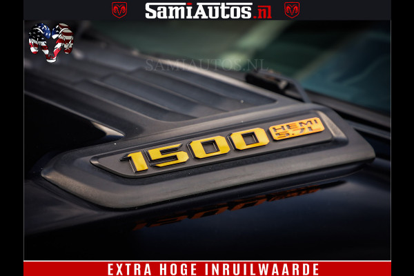 Dodge Ram 1500 LIMITED | 5.7 V8 HEMI | HUD | BOM VOL | LUCHTVERING | PANORAMA | ADAPTIVE CRUISE | 360 CAM | 3500KG | LEDER | DUBBELE CABINE | BPM VRIJ | LANE ASSIST | APPLE CARPLAY