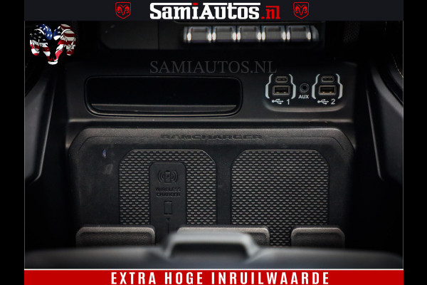 Dodge Ram 1500 LIMITED | 5.7 V8 HEMI | HUD | BOM VOL | LUCHTVERING | PANORAMA | ADAPTIVE CRUISE | 360 CAM | 3500KG | LEDER | DUBBELE CABINE | BPM VRIJ | LANE ASSIST | APPLE CARPLAY
