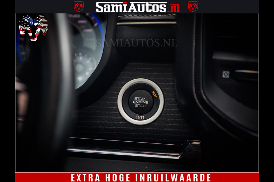 Dodge Ram 1500 LIMITED | 5.7 V8 HEMI | HUD | BOM VOL | LUCHTVERING | PANORAMA | ADAPTIVE CRUISE | 360 CAM | 3500KG | LEDER | DUBBELE CABINE | BPM VRIJ | LANE ASSIST | APPLE CARPLAY