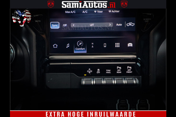 Dodge Ram 1500 LIMITED | 5.7 V8 HEMI | HUD | BOM VOL | LUCHTVERING | PANORAMA | ADAPTIVE CRUISE | 360 CAM | 3500KG | LEDER | DUBBELE CABINE | BPM VRIJ | LANE ASSIST | APPLE CARPLAY
