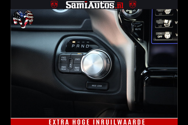 Dodge Ram 1500 LARAMIE | 5.7 V8 | 46.000KM! | PANORAMA | NIGHT EDITION | CRUISE | 200L LPG | HARMAN/KARDON | CAMERA | STOEL VENTILATIE/VERWAMING | CREWCAB | 4X4 | AUTO TREEPLANK | 3500KG |