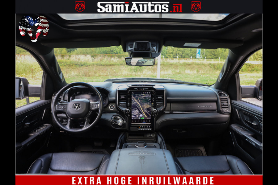 Dodge Ram 1500 THE HULK | CARBON | LIMITED 5.7 V8 | WIDE BODY KIT | RAMBOX | MULTI TAILGATE | LPG G3 | LUCHTVERING | ADAPTIVE | HUD | DIGI CLUSTER | DIGI MIRROR | 3500Kg