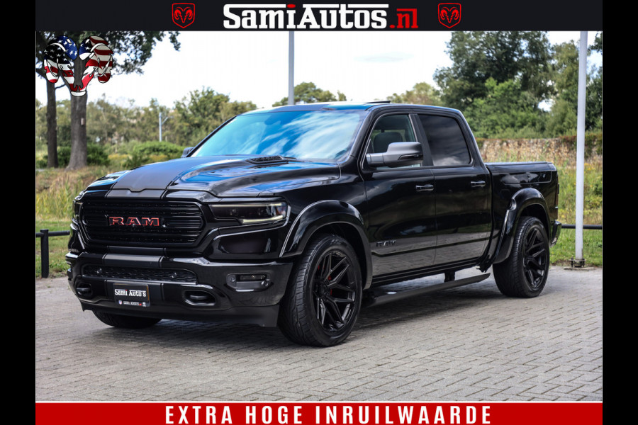 Dodge Ram 1500 THE HULK | CARBON | LIMITED 5.7 V8 | WIDE BODY KIT | RAMBOX | MULTI TAILGATE | LPG G3 | LUCHTVERING | ADAPTIVE | HUD | DIGI CLUSTER | DIGI MIRROR | 3500Kg