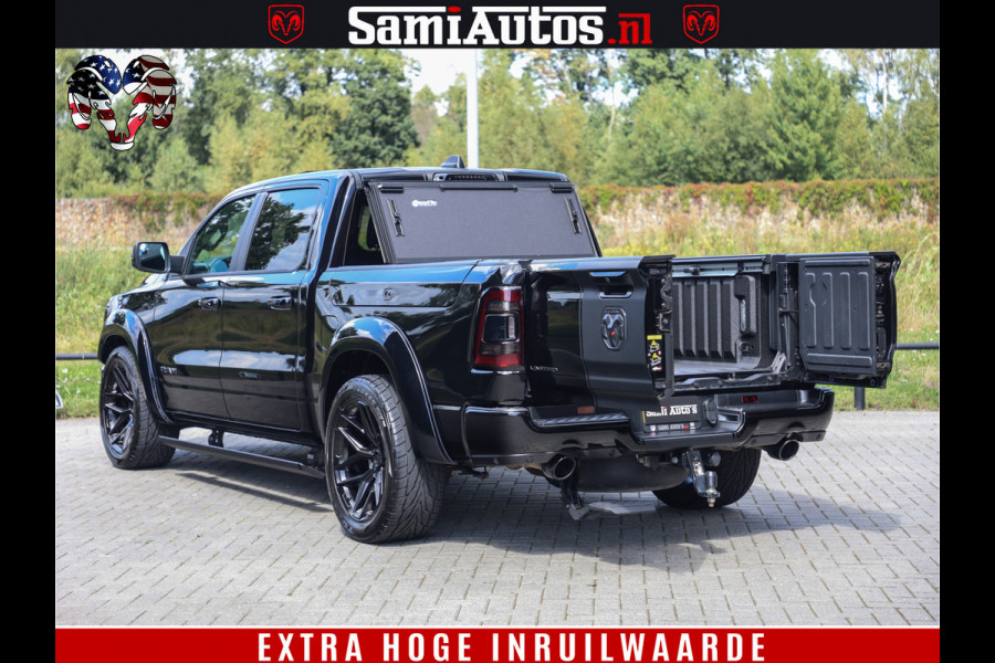 Dodge Ram 1500 THE HULK | CARBON | LIMITED 5.7 V8 | WIDE BODY KIT | RAMBOX | MULTI TAILGATE | LPG G3 | LUCHTVERING | ADAPTIVE | HUD | DIGI CLUSTER | DIGI MIRROR | 3500Kg