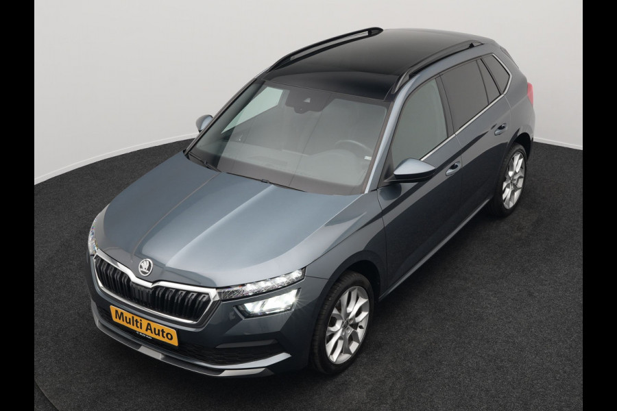 Škoda Kamiq 1.0 TSI Sport Business 110pk DSG | Panodak | RS Sportstoelen Verwarmd | Trekhaak Afn. | Chrystal LED |  Camera | Apple Carplay | 18"L.M | Keyless | Virtual | LED |