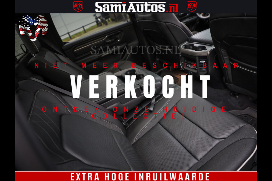 Dodge Ram 1500 Limited Night H.O 540HP 706Nm | Massage + Full Option | De Meest Luxe en Volle Pick-Up in zijn Klasse | Comfortabele Dubbele Cabine met Royale 5 Zitplaatsen | BPM vrij | Nu Leverbaar uit Voorraad | Voorraad Nr 2384 - 5408