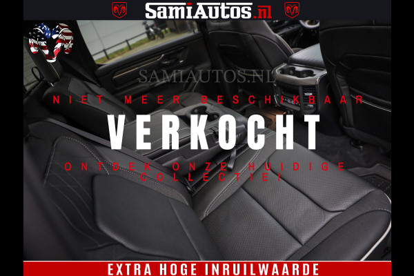 Dodge Ram 1500 Limited Night H.O 540HP 706Nm | Massage + Full Option | De Meest Luxe en Volle Pick-Up in zijn Klasse | Comfortabele Dubbele Cabine met Royale 5 Zitplaatsen | BPM vrij | Nu Leverbaar uit Voorraad | Voorraad Nr 2384 - 5408