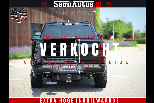 Dodge Ram 1500 Limited Night H.O 540HP 706Nm | Massage + Full Option | De Meest Luxe en Volle Pick-Up in zijn Klasse | Comfortabele Dubbele Cabine met Royale 5 Zitplaatsen | BPM vrij | Nu Leverbaar uit Voorraad | Voorraad Nr 2384 - 5408