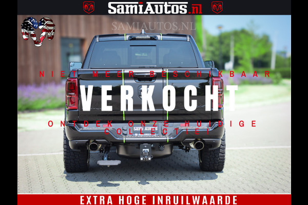 Dodge Ram 1500 Limited Night H.O 540HP 706Nm | Massage + Full Option | De Meest Luxe en Volle Pick-Up in zijn Klasse | Comfortabele Dubbele Cabine met Royale 5 Zitplaatsen | BPM vrij | Nu Leverbaar uit Voorraad | Voorraad Nr 2384 - 5408