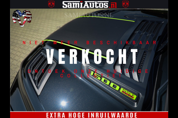 Dodge Ram 1500 Limited Night H.O 540HP 706Nm | Massage + Full Option | De Meest Luxe en Volle Pick-Up in zijn Klasse | Comfortabele Dubbele Cabine met Royale 5 Zitplaatsen | BPM vrij | Nu Leverbaar uit Voorraad | Voorraad Nr 2384 - 5408