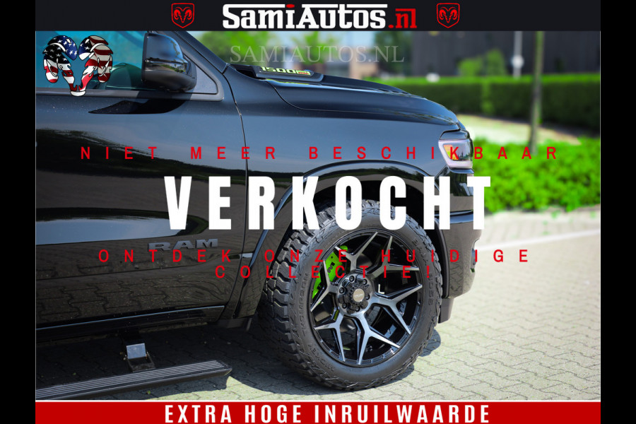 Dodge Ram 1500 Limited Night H.O 540HP 706Nm | Massage + Full Option | De Meest Luxe en Volle Pick-Up in zijn Klasse | Comfortabele Dubbele Cabine met Royale 5 Zitplaatsen | BPM vrij | Nu Leverbaar uit Voorraad | Voorraad Nr 2384 - 5408
