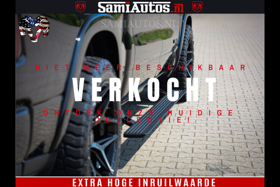 Dodge Ram 1500 Limited Night H.O 540HP 706Nm | Massage + Full Option | De Meest Luxe en Volle Pick-Up in zijn Klasse | Comfortabele Dubbele Cabine met Royale 5 Zitplaatsen | BPM vrij | Nu Leverbaar uit Voorraad | Voorraad Nr 2384 - 5408