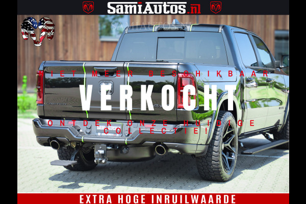 Dodge Ram 1500 Limited Night H.O 540HP 706Nm | Massage + Full Option | De Meest Luxe en Volle Pick-Up in zijn Klasse | Comfortabele Dubbele Cabine met Royale 5 Zitplaatsen | BPM vrij | Nu Leverbaar uit Voorraad | Voorraad Nr 2384 - 5408
