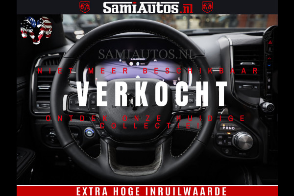Dodge Ram 1500 Limited Night H.O 540HP 706Nm | Massage + Full Option | De Meest Luxe en Volle Pick-Up in zijn Klasse | Comfortabele Dubbele Cabine met Royale 5 Zitplaatsen | BPM vrij | Nu Leverbaar uit Voorraad | Voorraad Nr 2384 - 5408