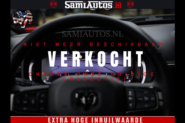 Dodge Ram 1500 Limited Night H.O 540HP 706Nm | Massage + Full Option | De Meest Luxe en Volle Pick-Up in zijn Klasse | Comfortabele Dubbele Cabine met Royale 5 Zitplaatsen | BPM vrij | Nu Leverbaar uit Voorraad | Voorraad Nr 2384 - 5408