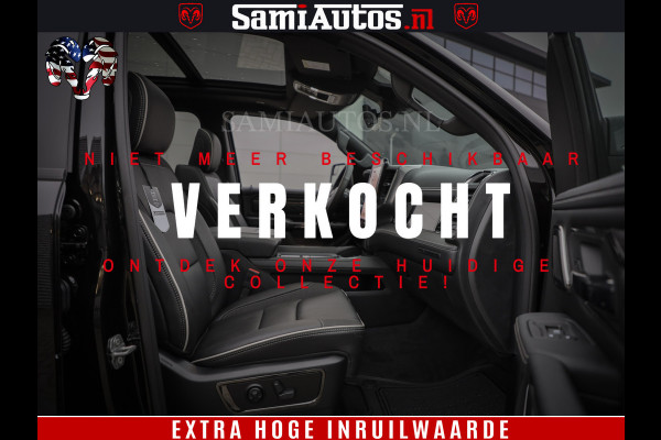 Dodge Ram 1500 Limited Night H.O 540HP 706Nm | Massage + Full Option | De Meest Luxe en Volle Pick-Up in zijn Klasse | Comfortabele Dubbele Cabine met Royale 5 Zitplaatsen | BPM vrij | Nu Leverbaar uit Voorraad | Voorraad Nr 2384 - 5408