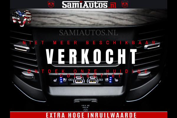 Dodge Ram 1500 Limited Night H.O 540HP 706Nm | Massage + Full Option | De Meest Luxe en Volle Pick-Up in zijn Klasse | Comfortabele Dubbele Cabine met Royale 5 Zitplaatsen | BPM vrij | Nu Leverbaar uit Voorraad | Voorraad Nr 2384 - 5408