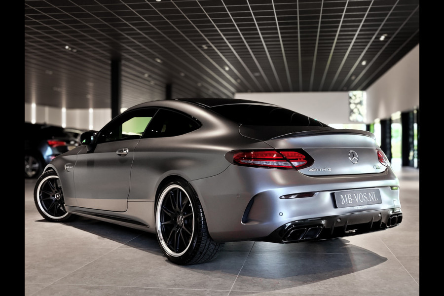 Mercedes-Benz C-Klasse Coupé AMG 63 S Ceramic|Matte lak|Aerodynamica|Full Carbon|Performance stoelen|Burmester|BTW