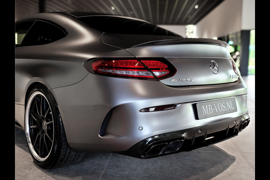 Mercedes-Benz C-Klasse Coupé AMG 63 S Ceramic|Matte lak|Aerodynamica|Full Carbon|Performance stoelen|Burmester|BTW