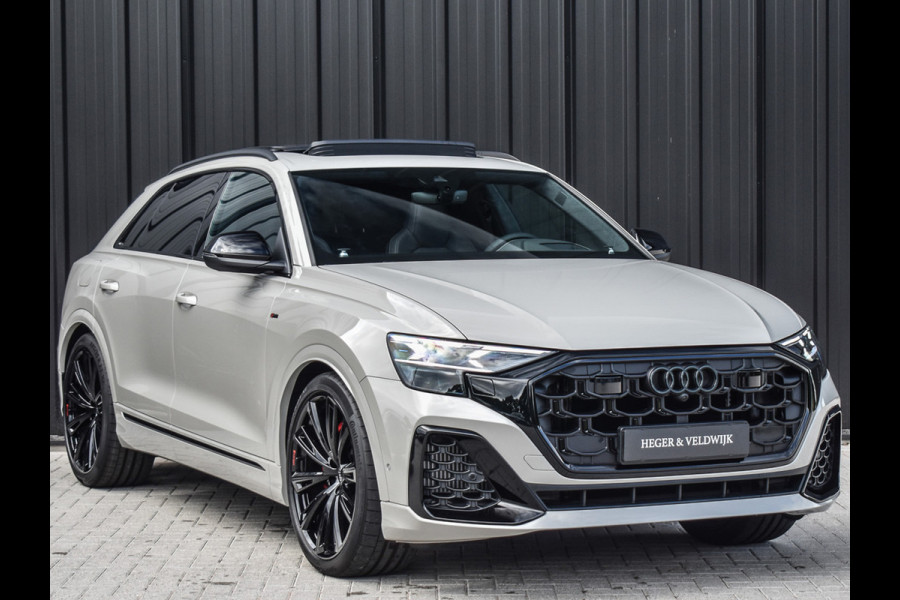 Audi Q8 60 TFSI e QUATTRO PRO LINE S COMPETITION | PANORAMADAK | BANG & OLUFSEN ADVANCED | S-SEATS | CARBON INLEG | HEAD-UP | 360 CAMERA