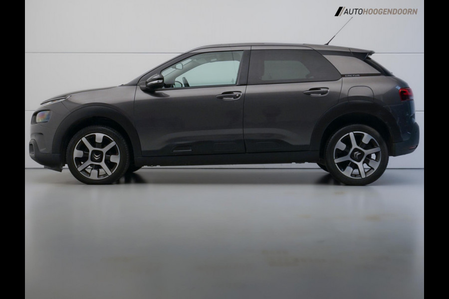 Citroën C4 Cactus 1.2 PureTech Shine 110pk (APPLE CARPLAY,AUTOMAAT,KEYLESS,LEDER,CRUISE,LM-VELGEN,CAMERA,PANORAMA,NIEUWE APK)