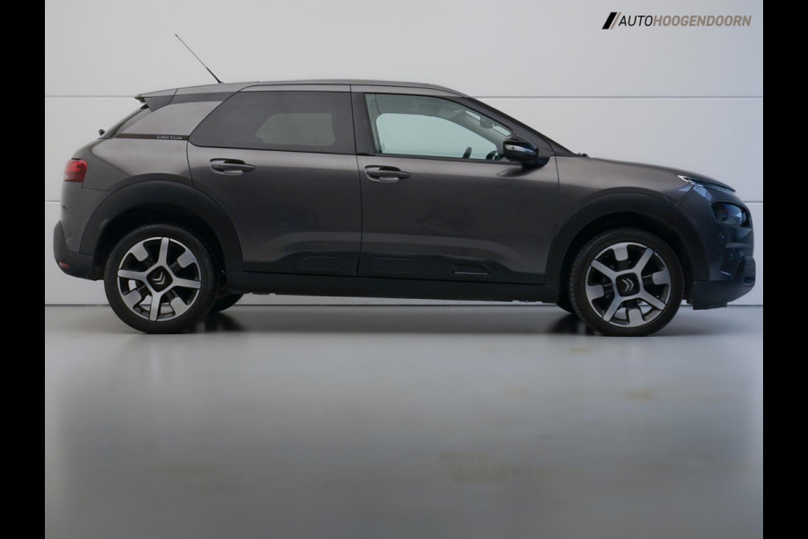 Citroën C4 Cactus 1.2 PureTech Shine 110pk (APPLE CARPLAY,AUTOMAAT,KEYLESS,LEDER,CRUISE,LM-VELGEN,CAMERA,PANORAMA,NIEUWE APK)