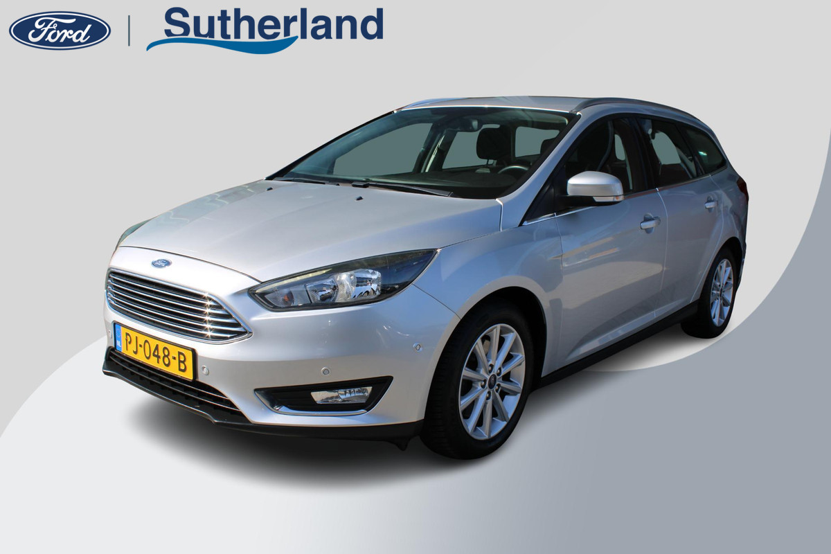 Ford FOCUS Wagon 1.5 EcoBoost 150 PK Titanium | Trekhaak | 1500 KG Trekgewicht | Navigatie | PDC V + A | Climate Control | Cruise Control | Voorruitverwarming | Dealeronderhouden