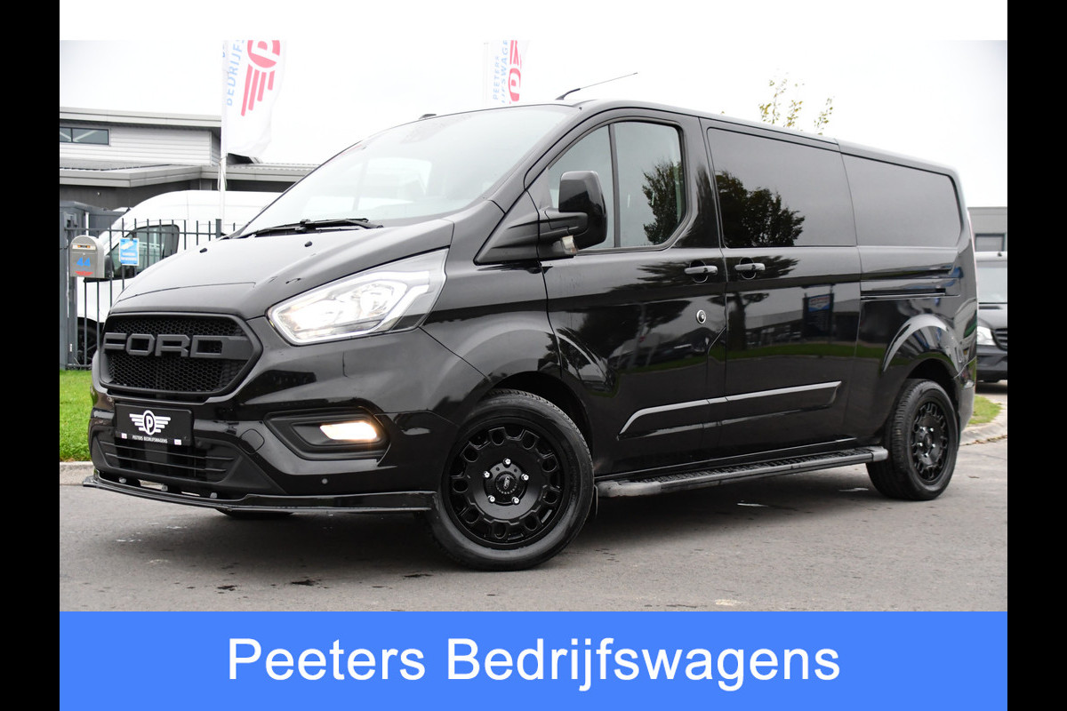 Ford Transit Custom 300 2.0 TDCI L2H1 Black Edition DC Limited Camera, Cruise, Carplay, Automaat, LED, Multimedia, Sensoren, 170PK, UNIEK! Ford Transit Custom 300 2.0 TDCI L2H1 Black Edition DC Limited Camera, Cruise, Carplay, Automaat, LED, Multimedia, Sensoren, 170PK, UNIEK!