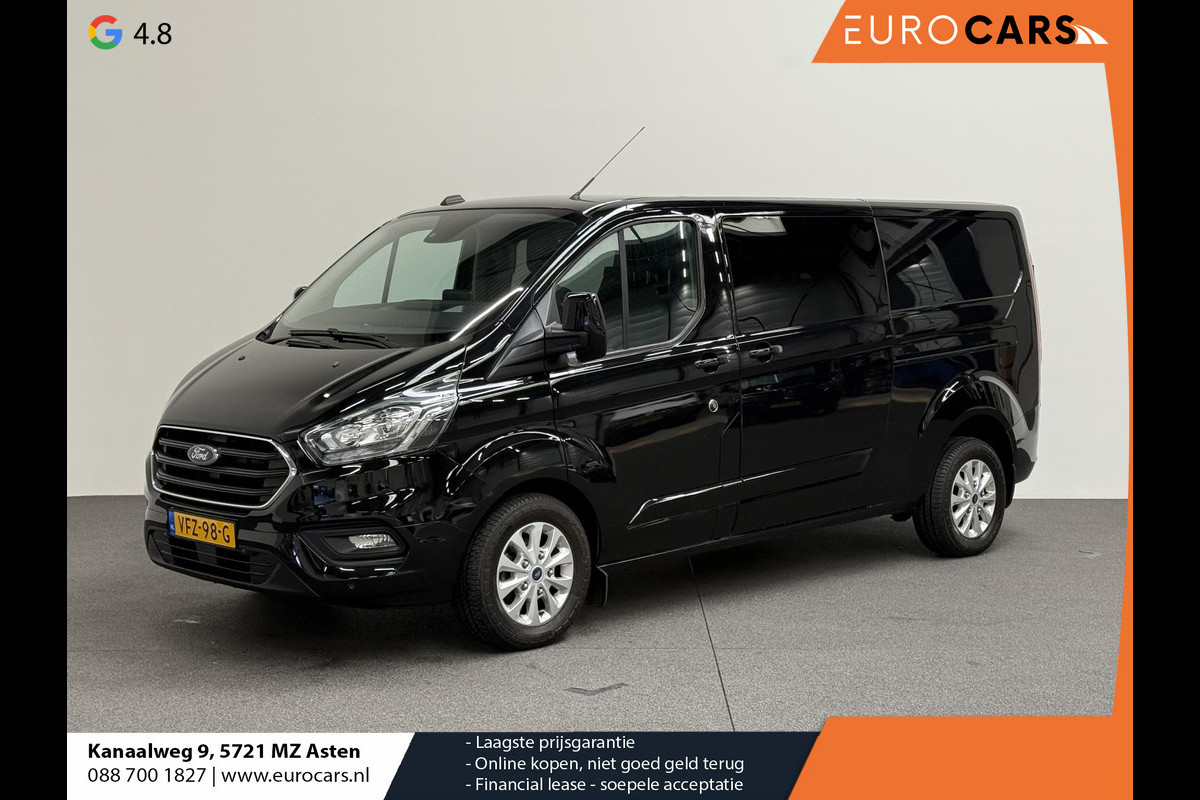 Ford Transit Custom 300 2.0 TDCI 130 pk Automaat Dubbele Cabine LIMITED! L2 | Navigatie | Airco | Bluetooth | 5-Zits | Trekhaak | DAB+