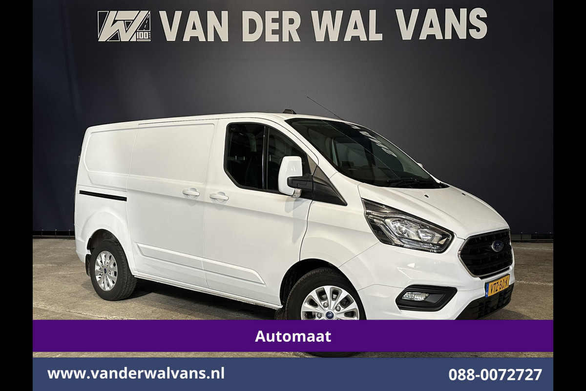 Ford Transit Custom 2.0 TDCI 130pk Automaat L1H1 Euro6 ** Airco | Camera | Navigatie | LED Apple Carplay, Android Auto, LM Velgen, Cruisecontrol, Stoelverwarming, Verwarmde voorruit, Parkeersensoren, Bijrijdersbank